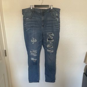 American Eagle ripped skinny jeans